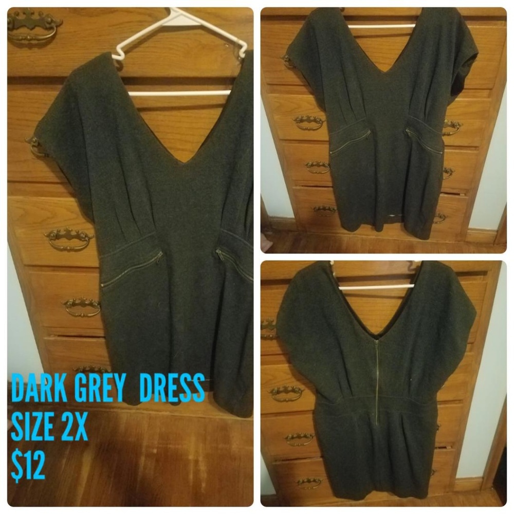 Gray business dress